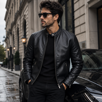 Leather Jacket Black – Men's Premium Black Leather Jacket